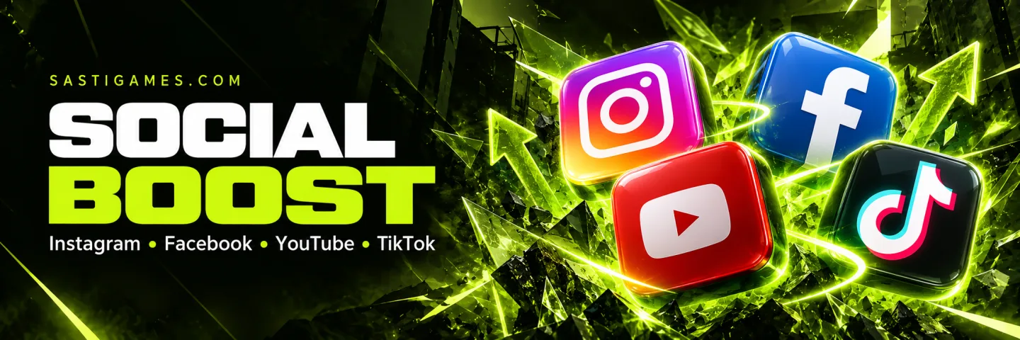 Social Boost — Instagram · Facebook · YouTube · TikTok